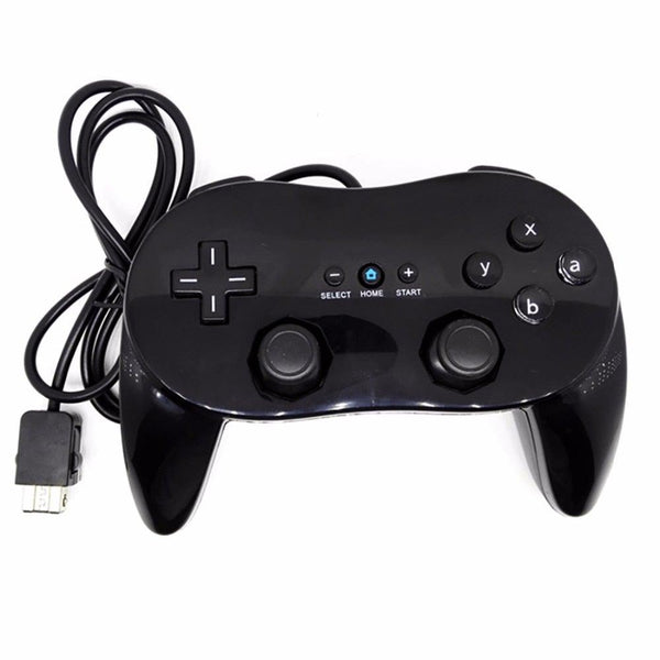 Classic White And Black Wired Pro Remote Game Controller Compatible With PC Laptop