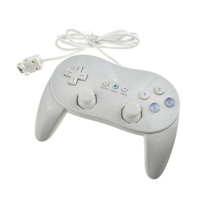 Classic White And Black Wired Pro Remote Game Controller Compatible With PC Laptop