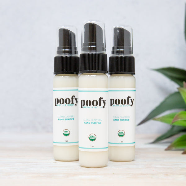 Clean Clappers Hand Purifier Organic 3 pk Travel