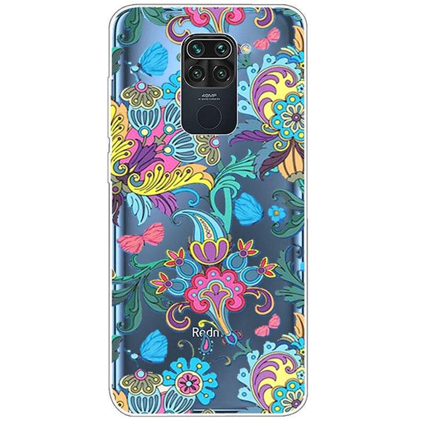 Clear Soft Cover For Redmi Note 9S Case Note9 Silicone Print Cat Covers for Xiaomi Redmi Note 9 Pro Case Redmi9 Clear Cute Soft Slim Shock-Absorption Back Phone Case Cover