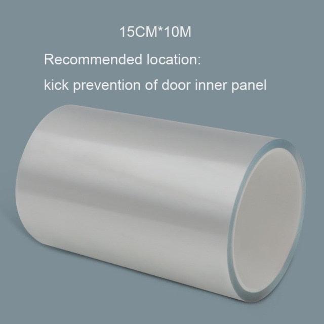 Clear Transparent Protective Film Car Door Edge Car Body Adhesive Strip Car Scratch Protector Auto Paint Anti Scratch Protection Sticker Nano Tape Car Door Edge Guard Clear Universal Door Sill Guard Car Door Trim Edge Guard Protection Film Anti-Collision