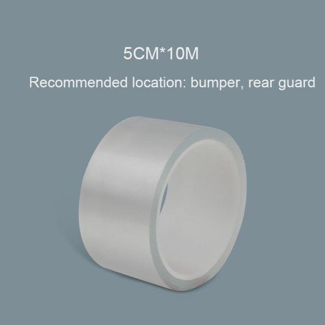 Clear Transparent Protective Film Car Door Edge Car Body Adhesive Strip Car Scratch Protector Auto Paint Anti Scratch Protection Sticker Nano Tape Car Door Edge Guard Clear Universal Door Sill Guard Car Door Trim Edge Guard Protection Film Anti-Collision