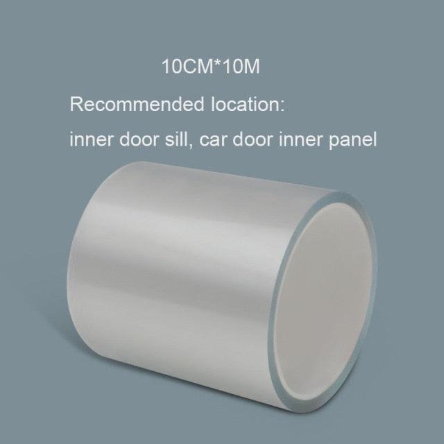 Clear Transparent Protective Film Car Door Edge Car Body Adhesive Strip Car Scratch Protector Auto Paint Anti Scratch Protection Sticker Nano Tape Car Door Edge Guard Clear Universal Door Sill Guard Car Door Trim Edge Guard Protection Film Anti-Collision