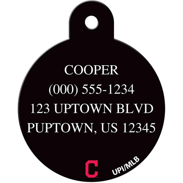 Cleveland Indians MLB Pet ID Tag - Large Circle - Gifts for You 'n Me