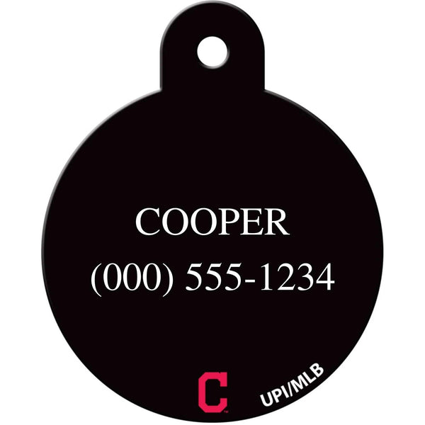 Cleveland Indians MLB Pet ID Tag - Large Circle - Gifts for You 'n Me