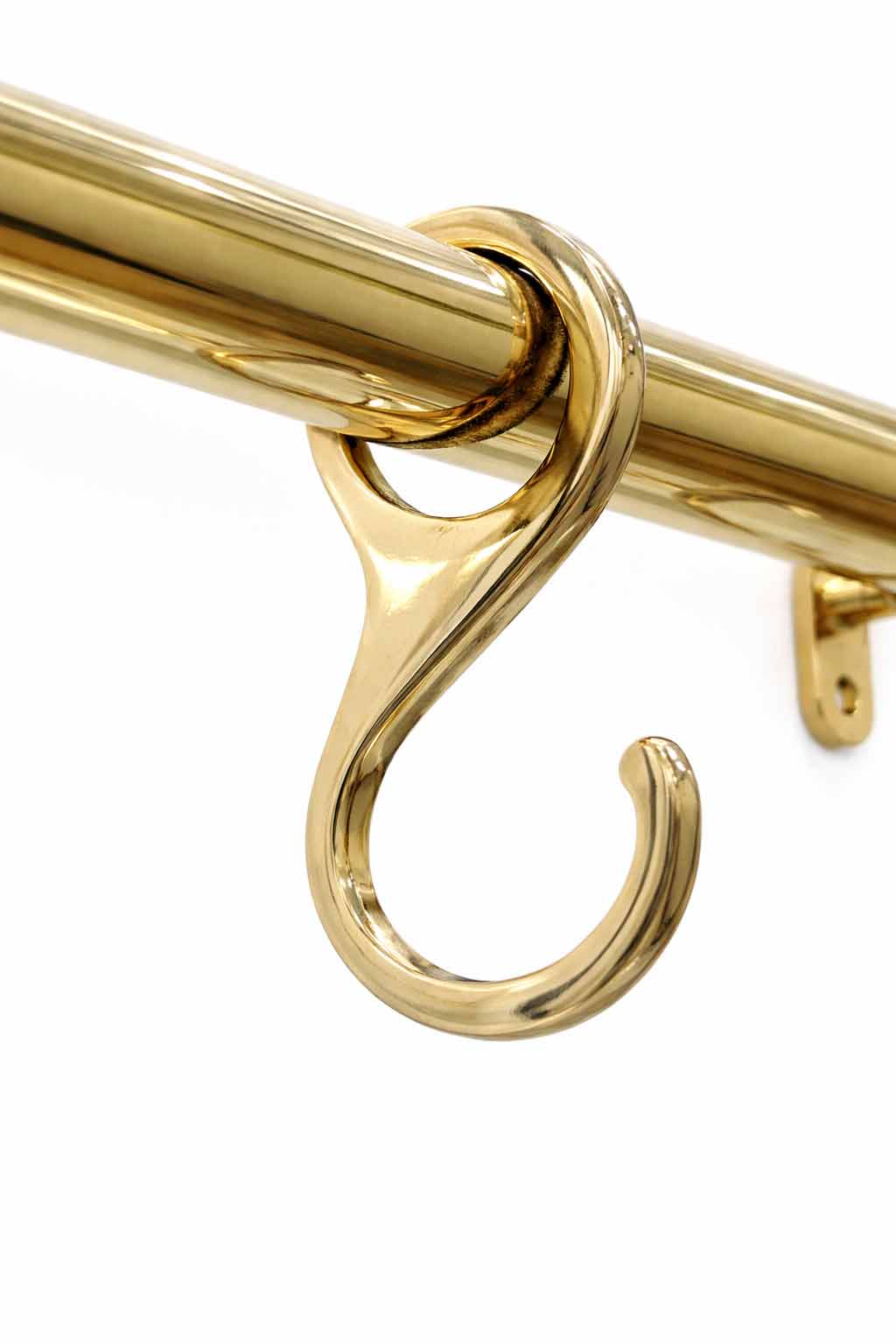 Pot Rail – Unlacquered Polished Brass