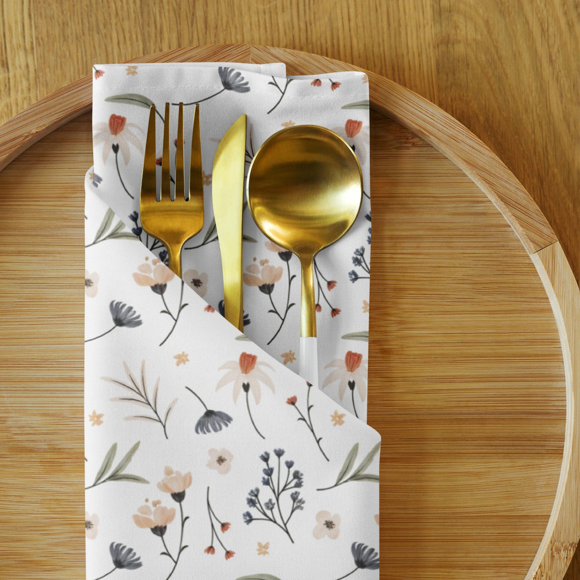 Cloth Napkin Set | Wildflower Meadow