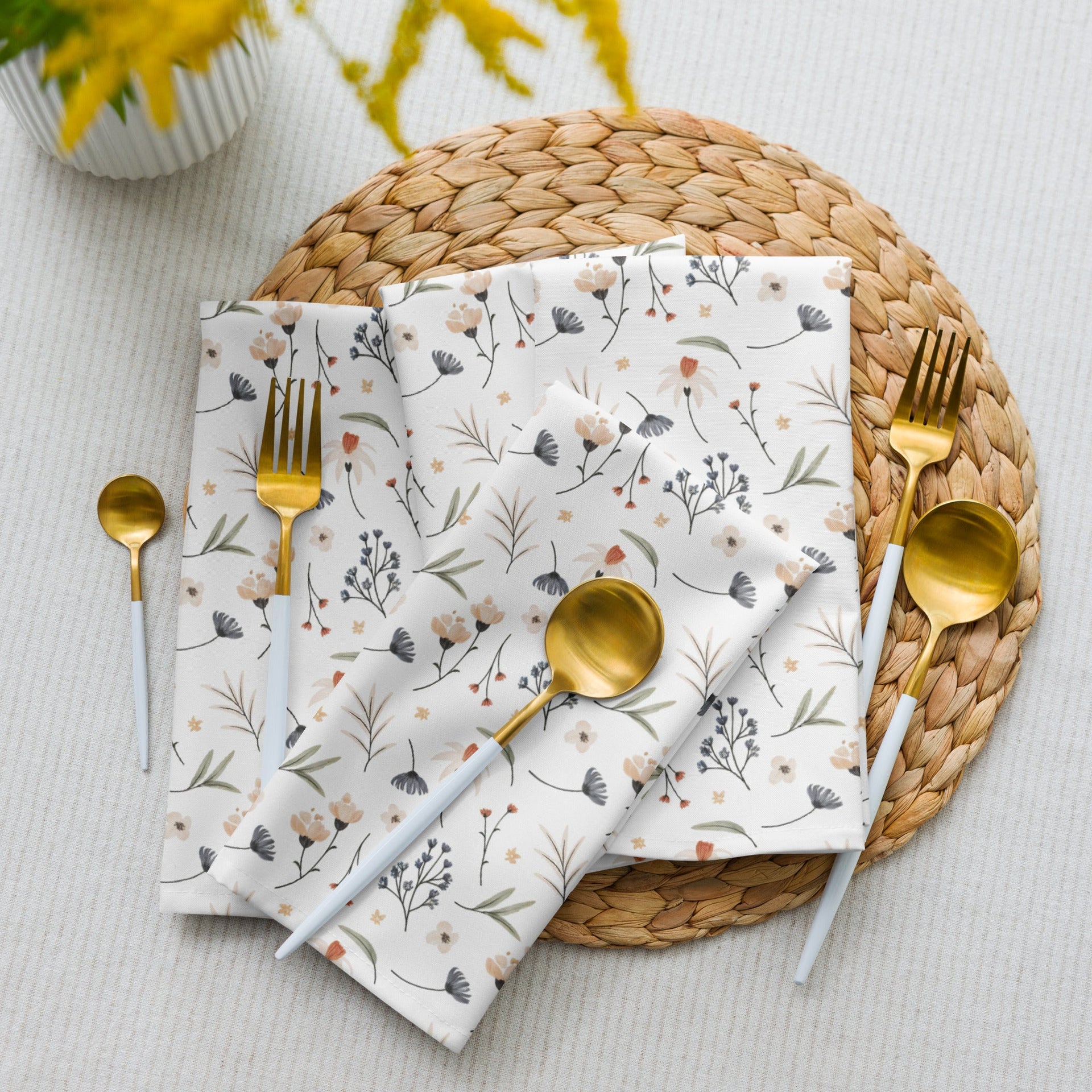 Cloth Napkin Set | Wildflower Meadow