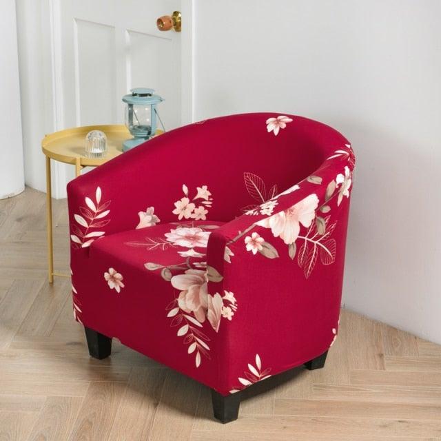 Club Chair Cover Armchair Slipcover Geometric Printed Small Sofa Covers Protect For Pets Chair Decoration Chair Slipcover Decoration Club Chair Cover Spandex Elastic Armchair Slipcover Geometric Printed Small Sofa Covers Protect For Living Room Hotel Bar