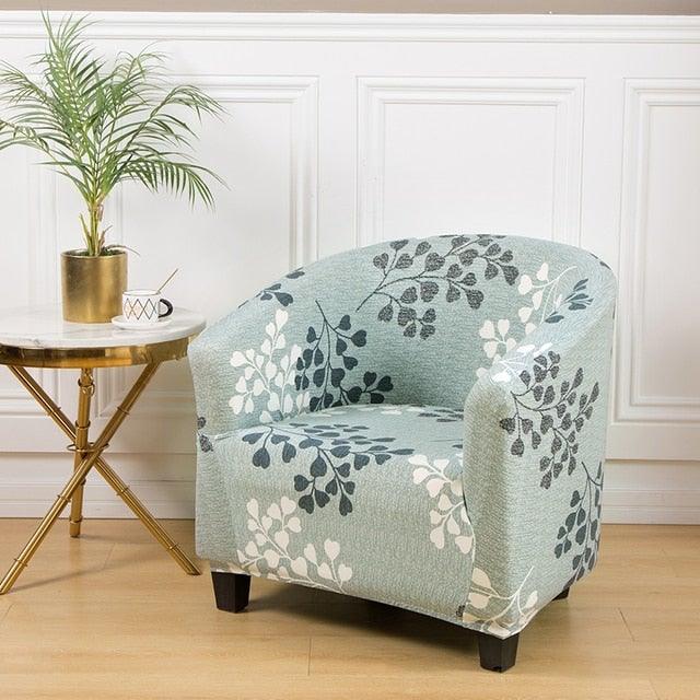 Club Chair Cover Armchair Slipcover Geometric Printed Small Sofa Covers Protect For Pets Chair Decoration Chair Slipcover Decoration Club Chair Cover Spandex Elastic Armchair Slipcover Geometric Printed Small Sofa Covers Protect For Living Room Hotel Bar