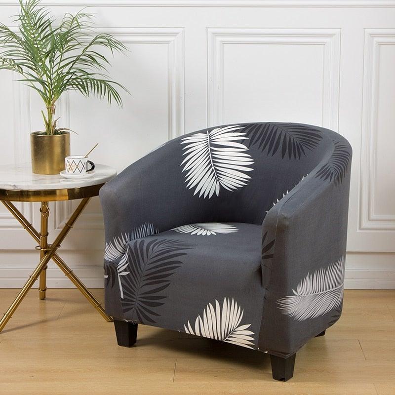 Club Chair Cover Armchair Slipcover Geometric Printed Small Sofa Covers Protect For Pets Chair Decoration Chair Slipcover Decoration Club Chair Cover Spandex Elastic Armchair Slipcover Geometric Printed Small Sofa Covers Protect For Living Room Hotel Bar