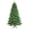 Pre-lit Artificial Hinged Christmas Tree with APP Controlled LED Lights - 8 Ft