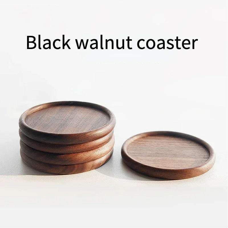 Coasters - Heat Resistant Walnut Wood Square
