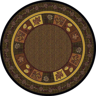 Cody Pinecone 8' Round Area Rug