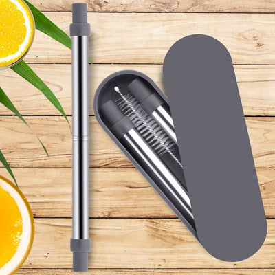 Collapsable Telescopic Reusable Drinkable Straw