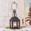 Rustic Smokey Black Lamp Base