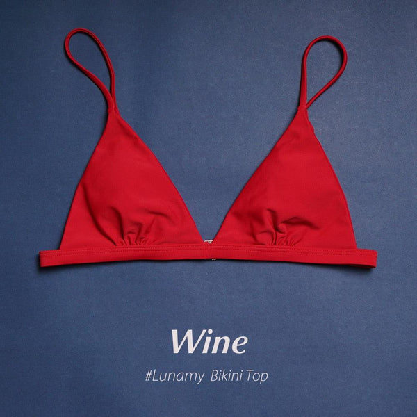 Colorful Bikini Thong Swimwear Women Swimsuit Top And Bottoms T-Back Brazilian Swimming Women's Strappy Triangle Bikini Sets High Cut Cheeky Thong Bottom Swimsuits