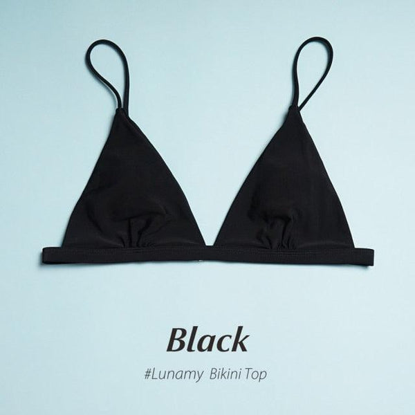 Colorful Bikini Thong Swimwear Women Swimsuit Top And Bottoms T-Back Brazilian Swimming Women's Strappy Triangle Bikini Sets High Cut Cheeky Thong Bottom Swimsuits