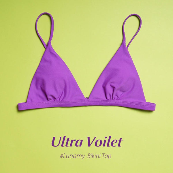 Colorful Bikini Thong Swimwear Women Swimsuit Top And Bottoms T-Back Brazilian Swimming Women's Strappy Triangle Bikini Sets High Cut Cheeky Thong Bottom Swimsuits