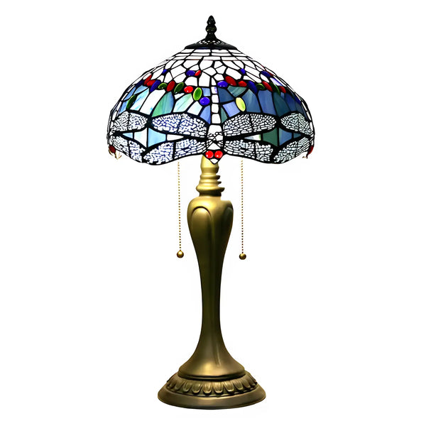 Colorful Dragonfly Tiffany Lamp Original