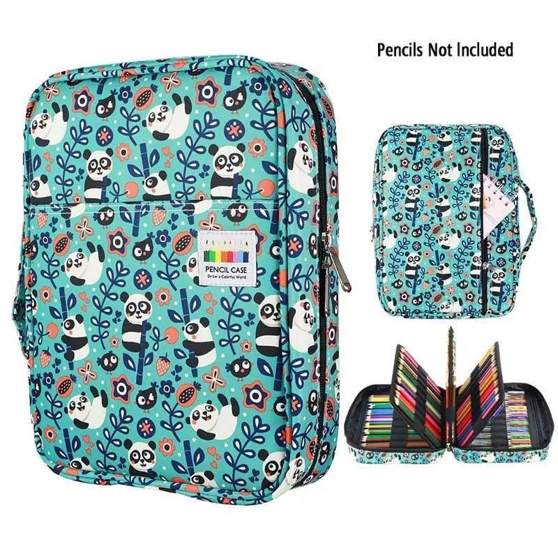 Colorful Large Capacity Pencil Bag Organizer Portable Multilayer Holder  Big Pencil Bag