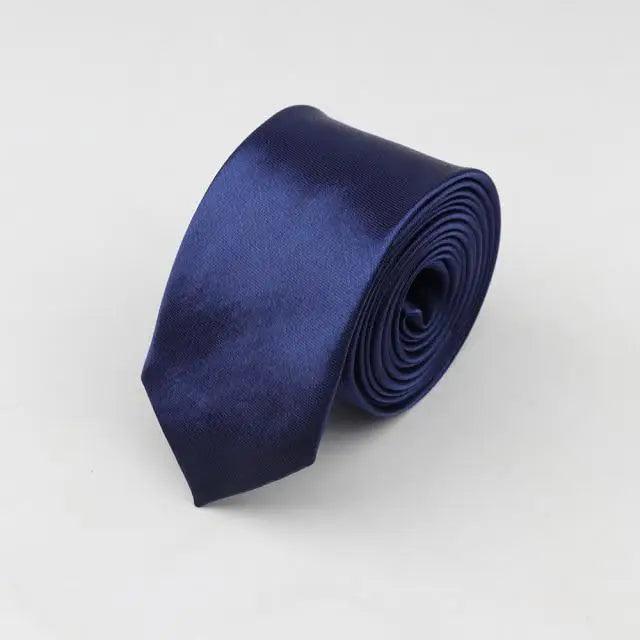 Colorful Men Polyester Slim Men Necktie Simple Design Party Necktie Wedding And Daily Wear Neck Ties
