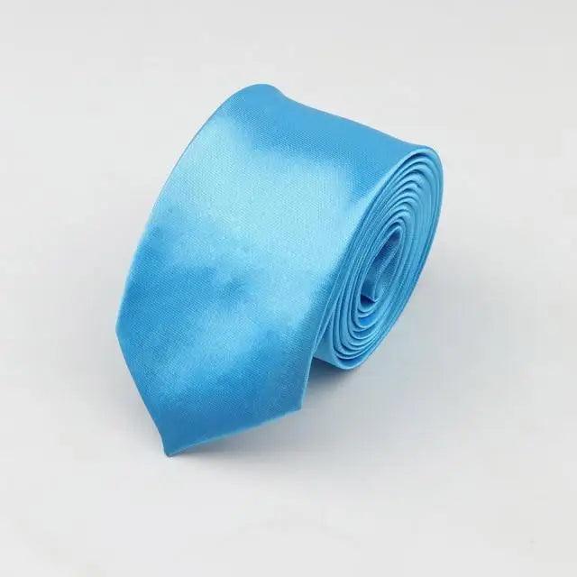 Colorful Men Polyester Slim Men Necktie Simple Design Party Necktie Wedding And Daily Wear Neck Ties