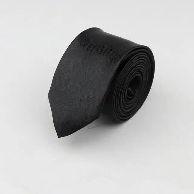 Colorful Men Polyester Slim Men Necktie Simple Design Party Necktie Wedding And Daily Wear Neck Ties