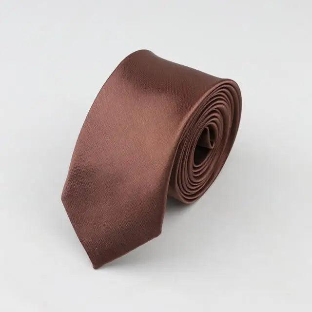 Colorful Men Polyester Slim Men Necktie Simple Design Party Necktie Wedding And Daily Wear Neck Ties