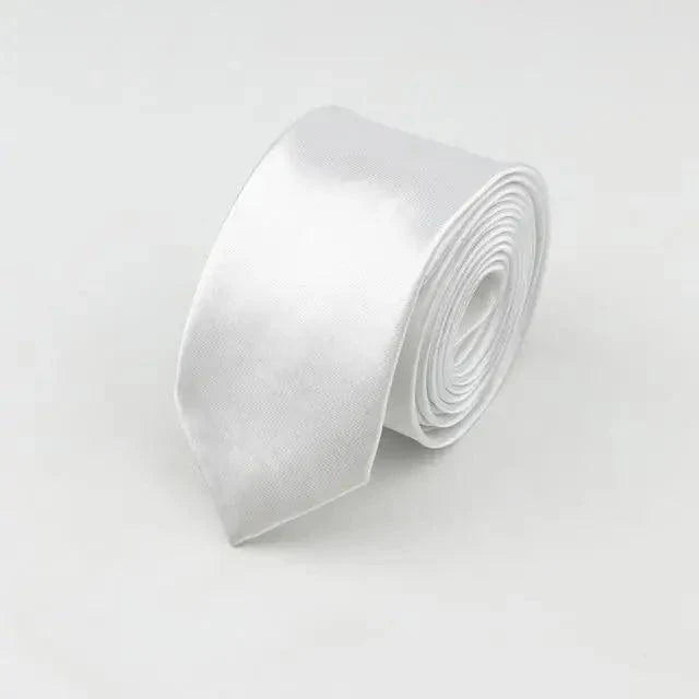 Colorful Men Polyester Slim Men Necktie Simple Design Party Necktie Wedding And Daily Wear Neck Ties