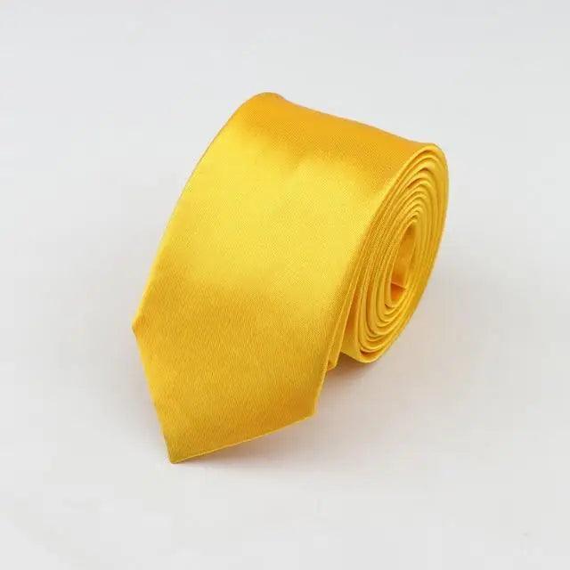 Colorful Men Polyester Slim Men Necktie Simple Design Party Necktie Wedding And Daily Wear Neck Ties