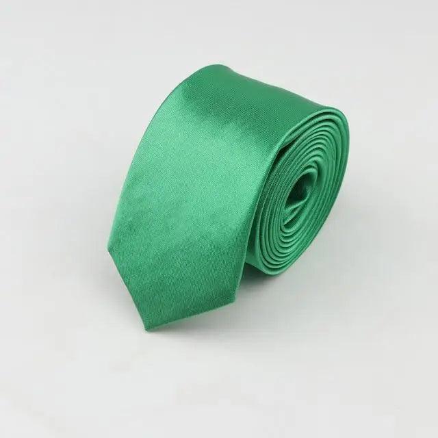 Colorful Men Polyester Slim Men Necktie Simple Design Party Necktie Wedding And Daily Wear Neck Ties