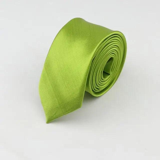 Colorful Men Polyester Slim Men Necktie Simple Design Party Necktie Wedding And Daily Wear Neck Ties