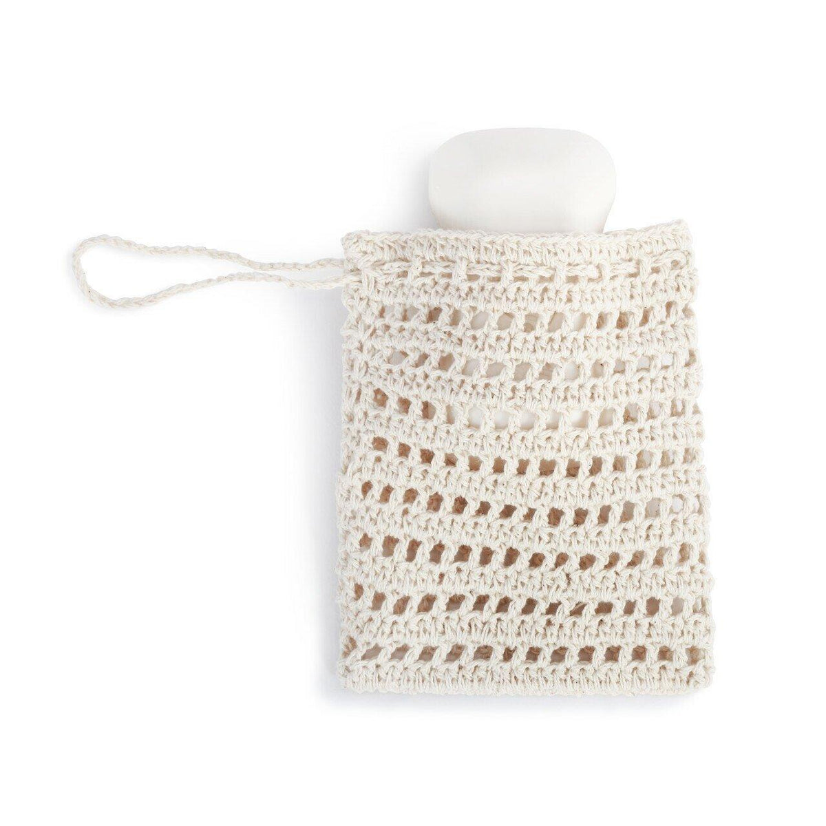 Comfort Handwoven Natural Fiber Exfoliating Washcloth, Gloves, & Soap Bag
