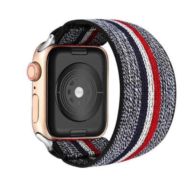 Comfortable Elastic Scrunchie Strap Band For Watch Women Bracelet Compatible With Watch Band 41mm 40mm 38mm Women Girls Adjustable Elastic Nylon Strap Solo Loop Replacement Lightweight Wristband For Watches