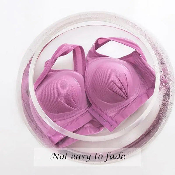 Comfortable Seamless Bra For Women Fashion Push Up Bras Wire Free Lingerie Full Cup Bralette Cotton Underwear Brassiere Front Closure