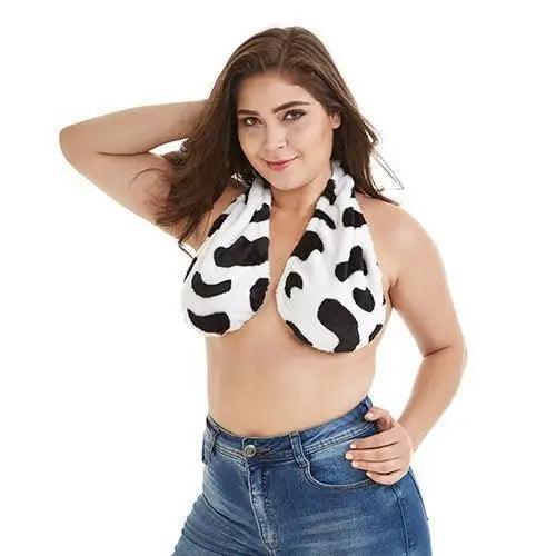 Comfortable Women Towel Bra Chest Hanging Neck Wrapped Big Bra Breastfeeding Lightweight Ladies Towel Bra