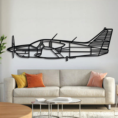 Commander 114A Metal Aircraft Wall Art - NCP0541