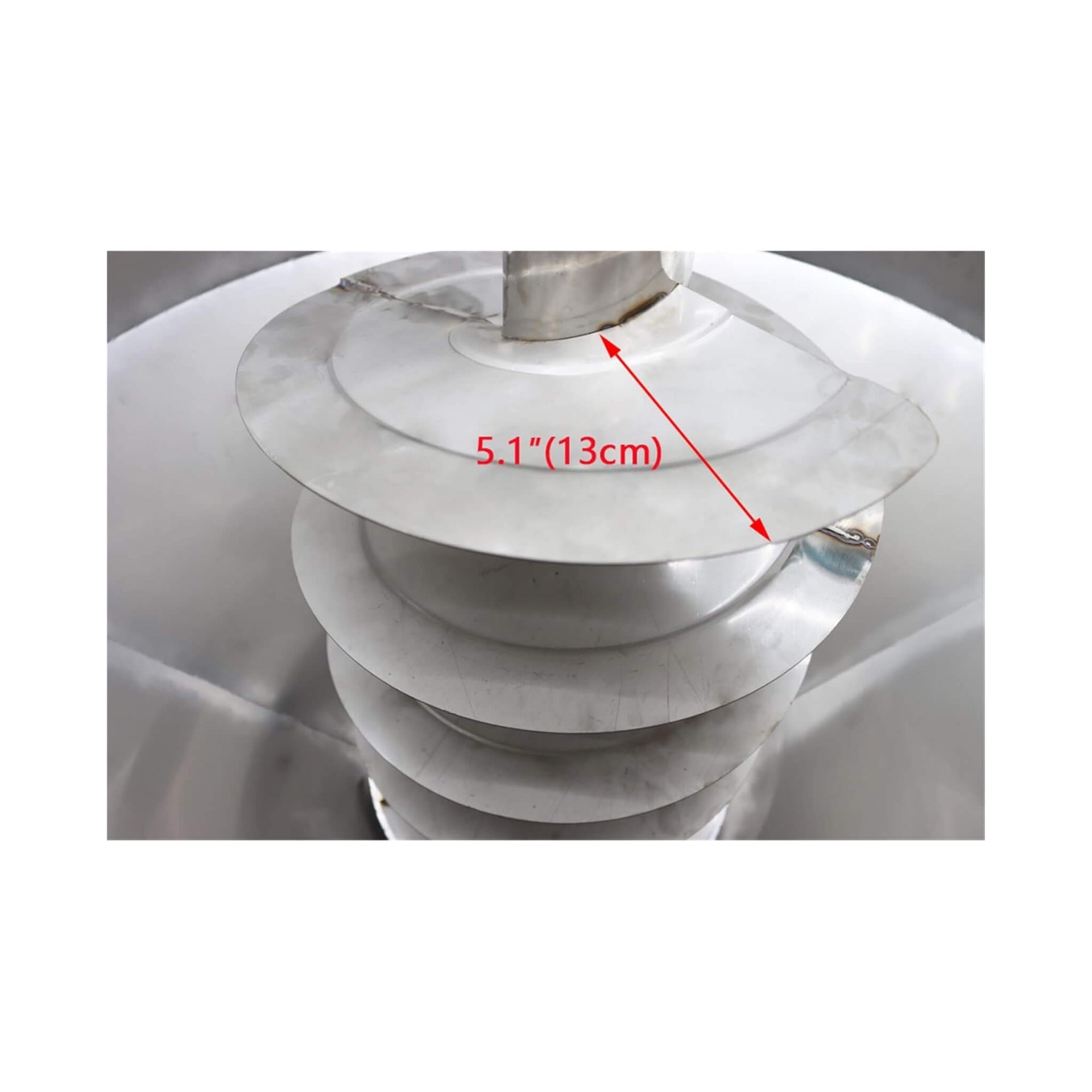 Commercial 110V 4KW Stainless Steel Vertical Feed Mixer Blender [NO PLUG] (SAK40326)