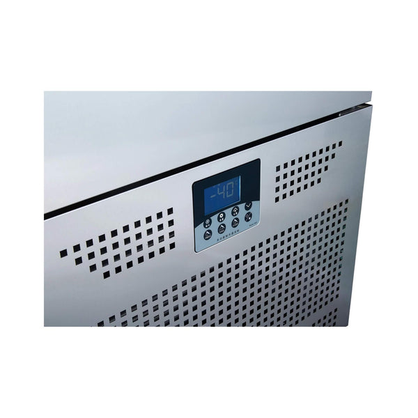 Commercial Heavy-Duty 15-Tray Blast Chiller Freezer Cabinet With Trolley Cart (SAK57249)