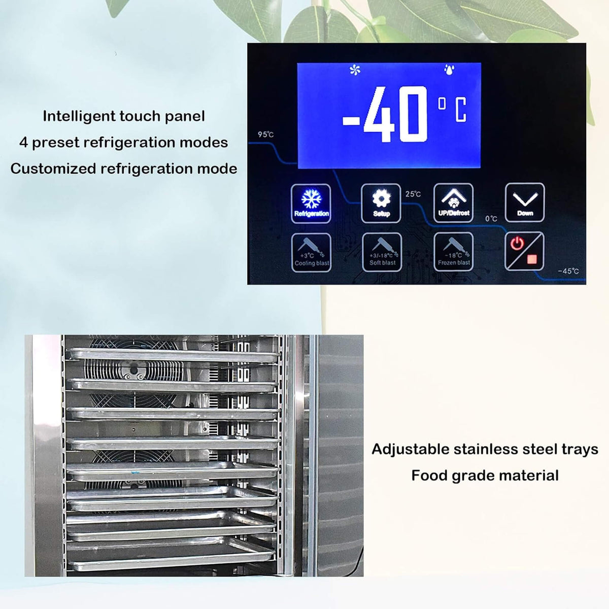 Commercial Heavy-Duty Extra-Low Temperature Blast Chiller Freezer (SAK46083)