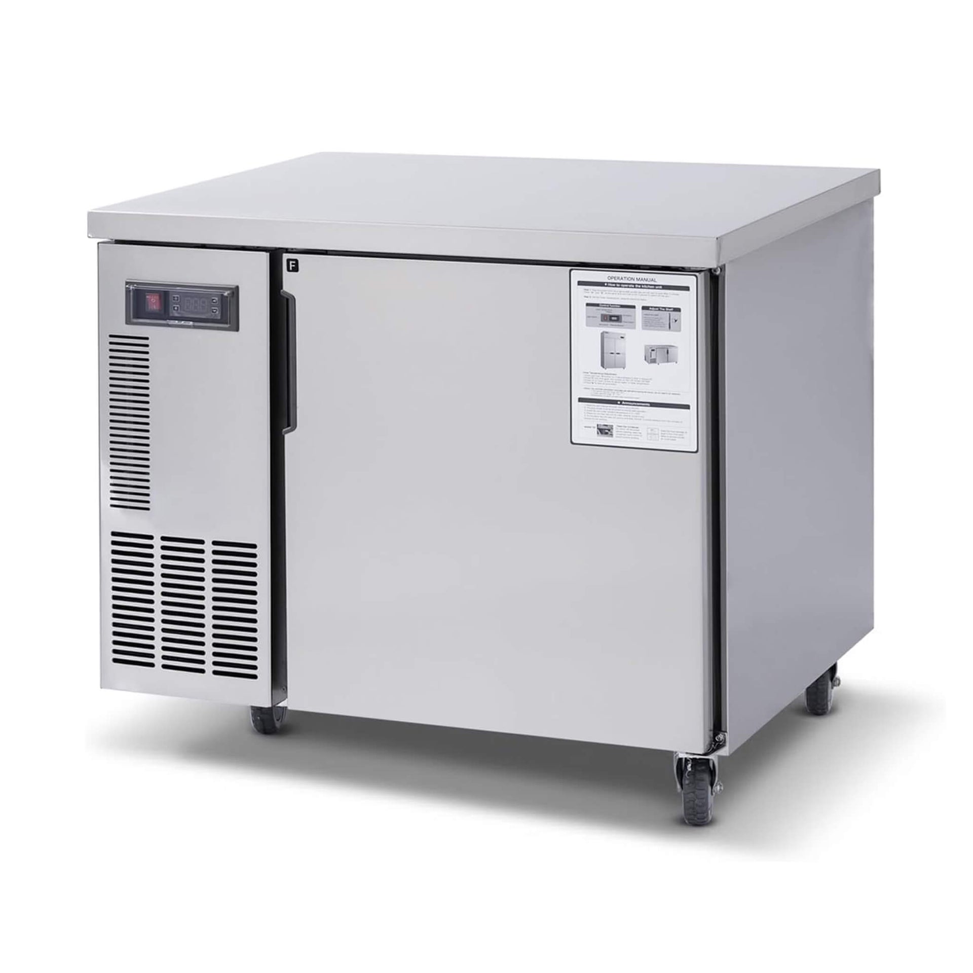 Heavy-Duty Commercial Stainless Steel Undercounter Worktop Freezer (SAK47218)