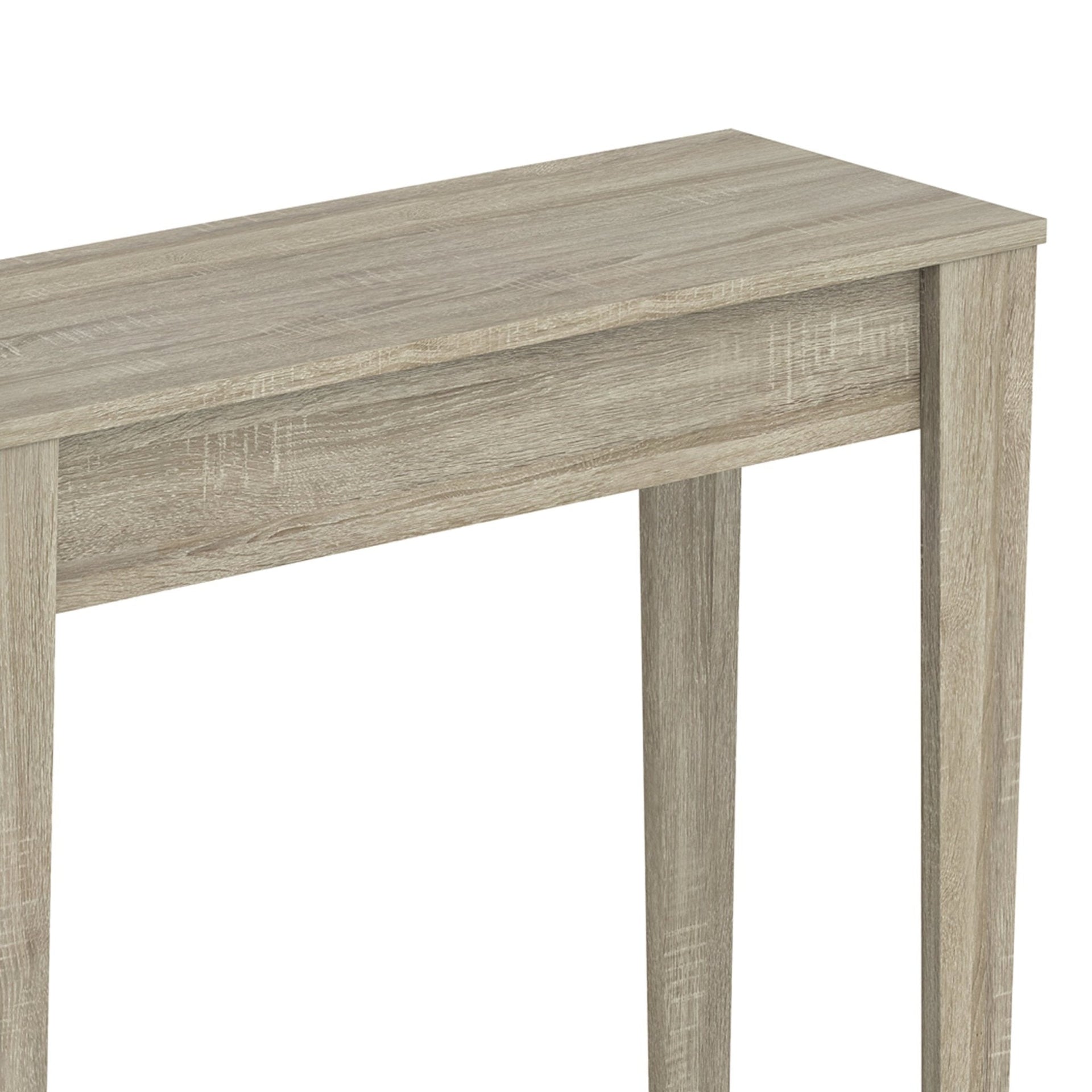 Console Sofa Table Dark Taupe 1 Shelf