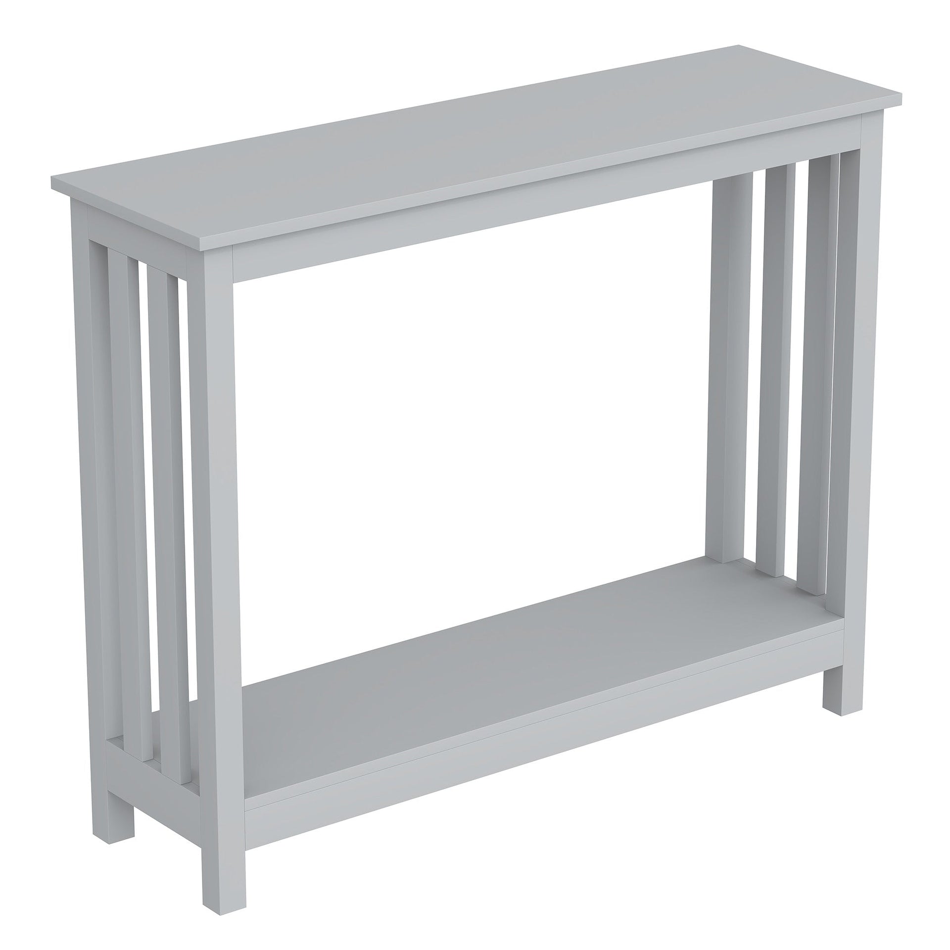 Console Sofa Table Light Grey 1 Shelf