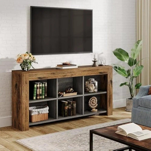Console Table - Rustic Wood 63-Inch
