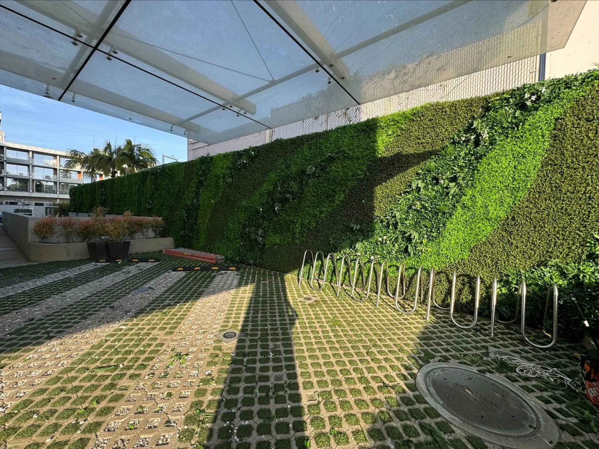 Sample Panel – Lush Fern Green Wall (Small Sample)