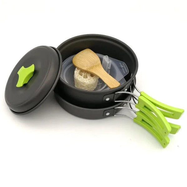 Wautton Camping Cookware Kit Pan and Pot for 1-2 person - Gifts for You 'n Me