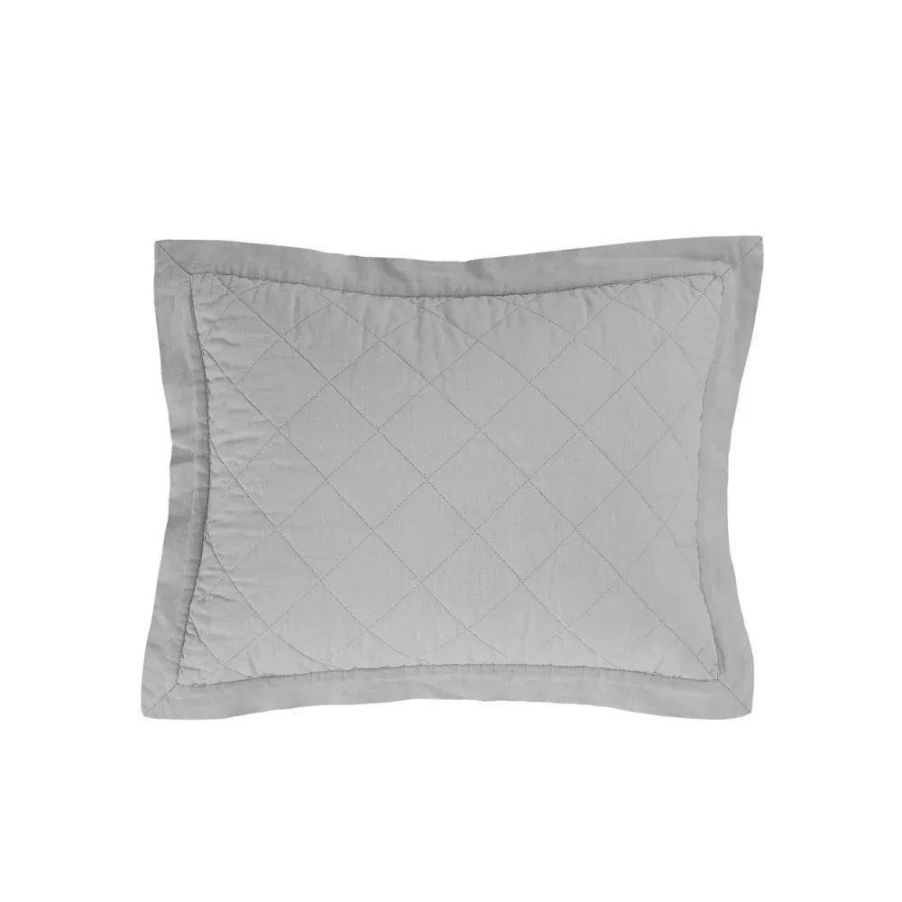 Cool Gray Comfort Quilted Pillow - Gifts for You 'n Me