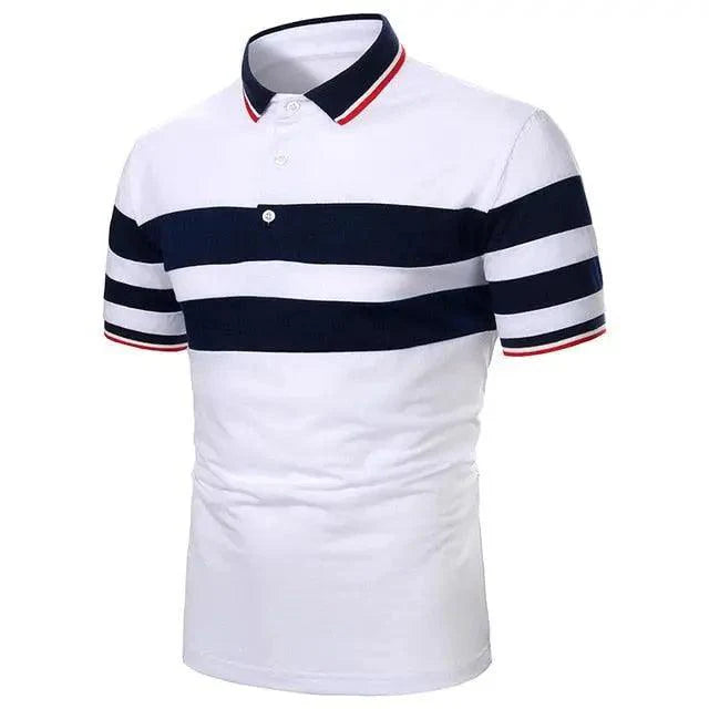 Cool Polo Men Shirt Nice Short Sleeve Polo Shirt Contrast More Color Polo New Clothing Summer Streetwear Casual Fashion Men Tops Men's Golf Polo Shirt Short Sleeve Tactical Polo Shirts Slim Fit Casual Tennis T-Shirt