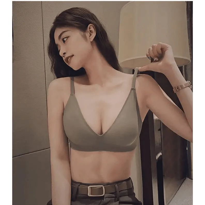 Cool Seamless Bra Wire Free Brassieres Elegant Soft Intimate Women's Underwear Sexy Beautiful Intimates Women Lingerie Underwear And Sleepwear